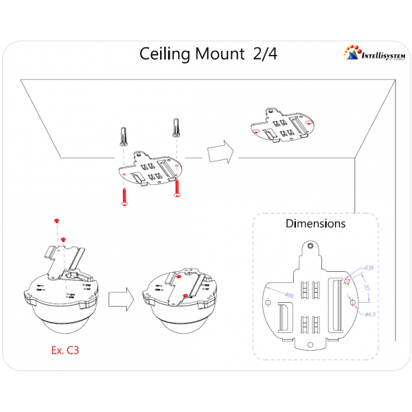 Ceiling Mount 2/4 - Intellisystem